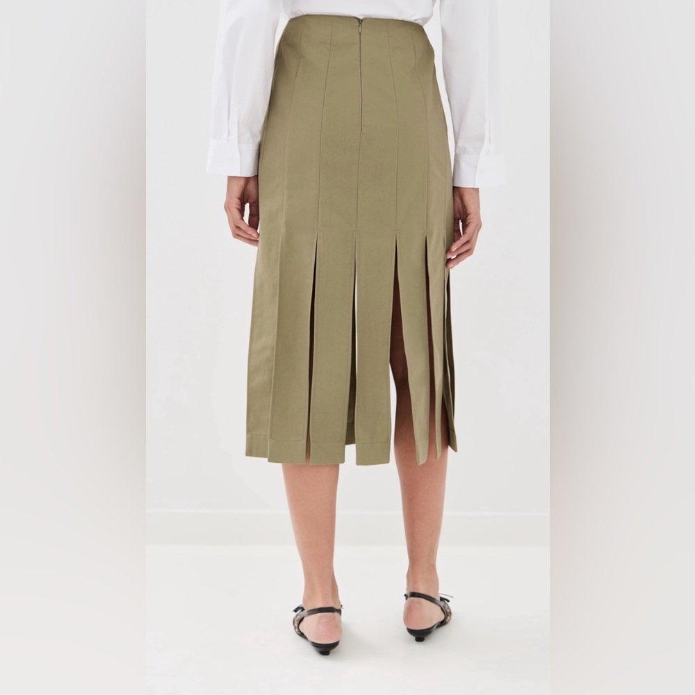 Simone Roche Multi Slit Skirt in Beige - Picture 3 of 7